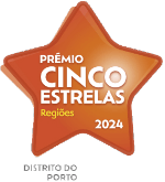 selo prémio cinco estrelas